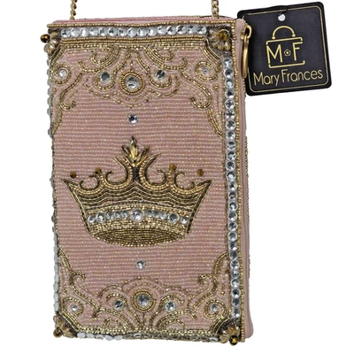 Bolso Bandolera Mary Frances Joya Coronada Rosa Cuentas Pequeño para Teléfono Nuevo con Etiquetas Foto 1 de 4