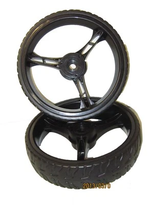 Golf Buggy Wheel x 2 265mm Diameter, 16mm Plastic Bearing - image 1 of 2