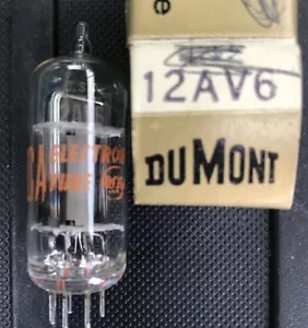 NOS RCA 12AV6 Röhre (USA) GARANTIERT FUNKTIONSFÄHIG - Bild 1 von 3