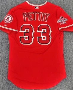 Chris Pettit 2010 Game Used Worn Los Angeles Angels Jersey authentic tags - Picture 1 of 5
