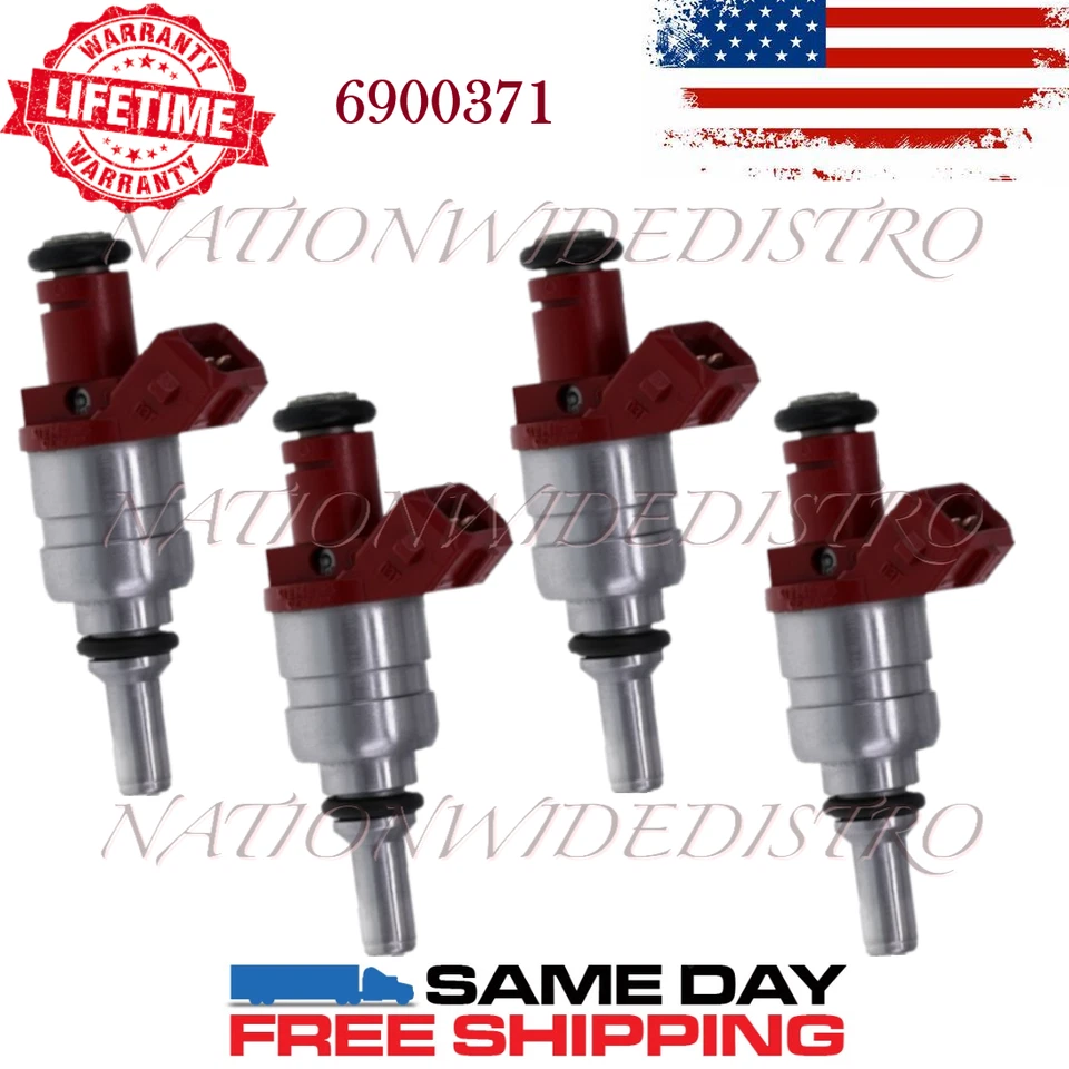 4x Inyectores de combustible Siemen OEM para Volvo S40 2000-2004 1,9 L I4 Turbo 6900371 Foto 1 de 4
