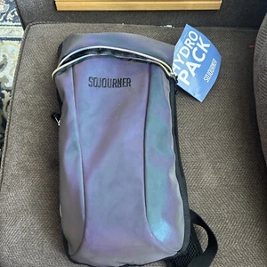 Sojourner HYDRATION PACK BACKPACK - WATER BLADDER - HOLOGRAPHIC Purple NWTs - Picture 1 of 10