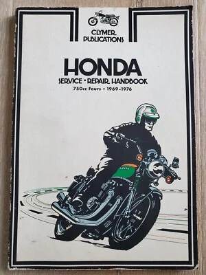 HONDA Clymer M341 1969-1976 750cc Fours Shop Service Repair Manual PB 5ª Edición Foto 1 de 4
