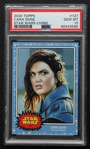 💎2020 TOPPS STAR WARS LIVING CARA DUNE GINA CARANO GRADUADO PSA 10 GEMA COMO NUEVO💎 - Imagen 1 de 2