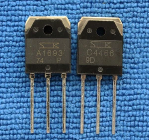 2 Stück 2SA1693 + 2 Stück 2SC4466 A1693/C4466 Paar Transistor TO-3P - Bild 1 von 1