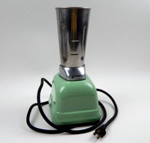 Vintage John Oster Modell 210 Mixer Mixer Jadeit Grün Porzellan RAR FUNKTIONIERT - Bild 1 von 23