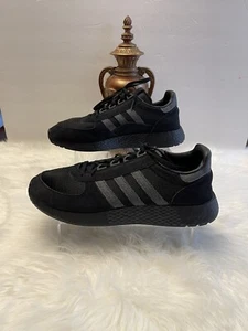 Adidas Marathon Tech Core Black Men's Size 12 EF0321 Please Check Pictures Soles - Picture 1 of 6