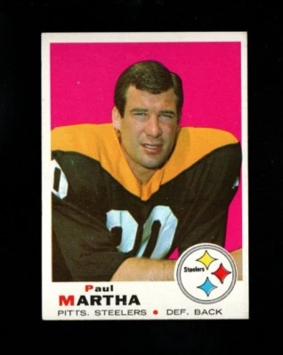 1969 Topps # 224 Paul Martha Ex-Mt - Image 1 of 2