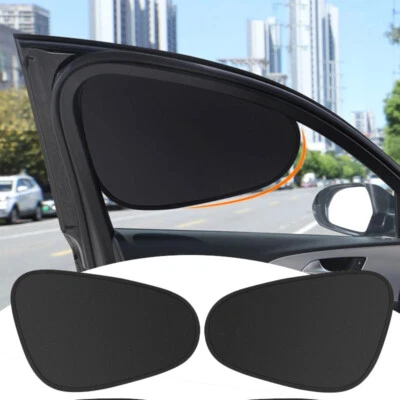 2x Extensor de cubierta solar bloque UV estático para ventana lateral de automóvil para Toyota Foto 1 de 4