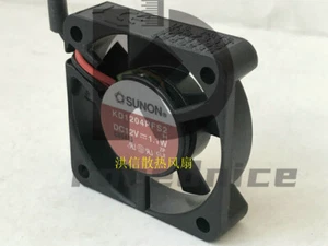 1PCS SUNON KD1204PFS2 DC12V 1.1W 4010 40mm mute cooling fan 2pin - Picture 1 of 3