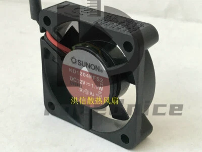 1PCS SUNON KD1204PFS2 DC12V 1.1W 4010 40mm mute cooling fan 2pin - Image 1 of 3