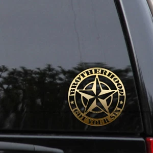 Brotherhood Got Your Six Police Badge Decal Sticker Car Truck Window - Bild 1 von 2
