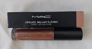 MAC Lipglass Brillant Lip Gloss 301 O Baby Brass new boxed full size - Picture 1 of 3