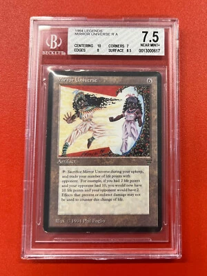 Magic MTG - Mirror Universe - Legends - BGS 7.5 (10 Centering) Graded Near Mint+ - Image 1 of 2