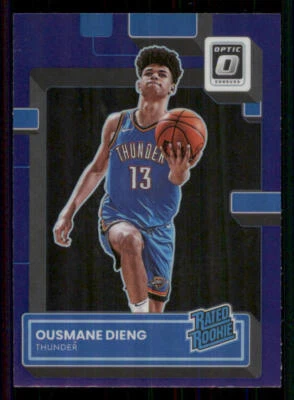 2022-23 Donruss Optic Purple #220 Ousmane Dieng RR - Image 1 of 2
