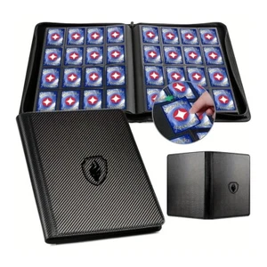 1024 Pockets Trading Card binder, Premium 16 Pockets Card Holder Folders, Side L - Zdjęcie 1 z 7