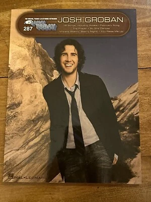 Josh Groban EZPlay Today 287 organ, piano, keyboard, 18 songs, paperback - Image 1 of 4