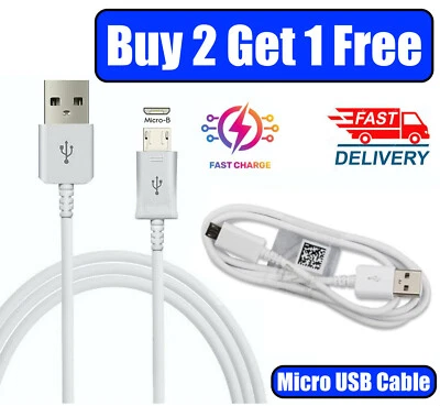 Fast USB Charger Charging Cable for Samsung Galaxy Phone S5 S6 S7 Edge + - Image 1 of 4