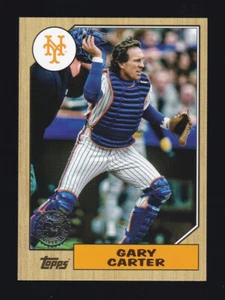 2022 Topps Update Series #87TBU-15 GARY CARTER 1987 Baseball New York Mets - Picture 1 of 2