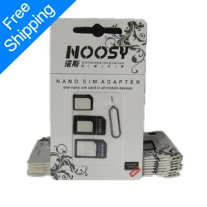 Adaptateur Carte SIM 4 en 1 pour iPhone 7 SE 14 15 11 12 13 Convertisseur Nano Micro SIM - Photo 1/1