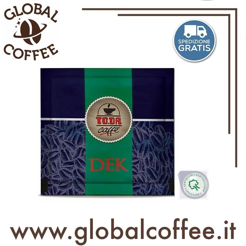 300 Cialde Carta TODA DEK in Carta Ese 44 MM. Gattopardo Decaffeinato TO.DA