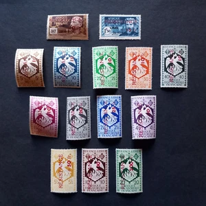 COLONIE FRANCESI - AFRICA EQ. 1944/ FRANCE LIBRE, SERIE DI 14 VAL. INTEGRI MNH** - Imagen 1 de 2