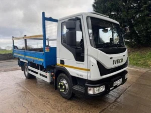 2022 22 Iveco Eurocargo 75-160 E6 13ft steel insulated dropside tipper 30,000kms - Picture 1 of 12