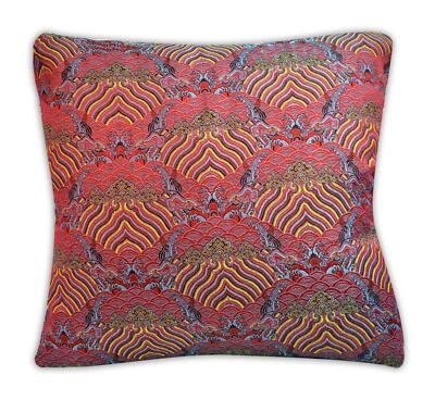 Funda de almohada*Funda de cojín de cojín de brocado de rayón chino tamaño personalizado*BD1 Foto 1 de 4