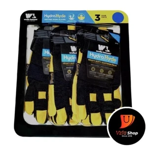 Guantes flexibles resistentes al agua Wells Lamont unisex de cuero para trabajo (L, M) - Imagen 1 de 6