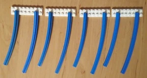 LEGO System Train Rails Blue Curved 4.5V Track 151/157/3229/3230/3034 Eisenbahn - Picture 1 of 6