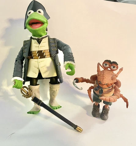 Muppets Series 7 Action Figure Kermit as Captain Abraham Smollet Unboxed Cover