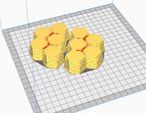 6mm/ 1:300th scale Battletech/ Mechwarrior Five Hex Hills X2 - Picture 1 of 1