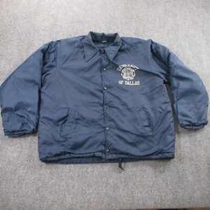 Vintage University of Texas Jacket Mens Large Hooded Sherpa Lined Windbreaker UT - Picture 1 of 11