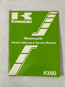 Kawasaki KX60 B2 Motorcycle Owner's Service Manual - Bild 1 von 6