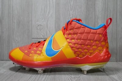 RARE Nike Force Zoom Trout 6  2019 MLB ROCK & ROLL CLEATS AT3880-800 Mens 12.5 - Image 1 of 4
