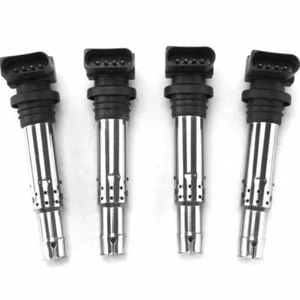 4 BOBINE ALLUMAGE CRAYON pour A1 A2 A3 GOLF POLO 1,4 Tsi 1,6 Fsi = 036905715A - Foto 1 di 2