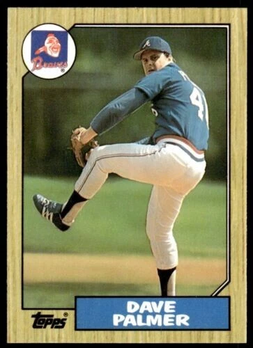 1987 Topps #324 Dave PALMER  Pitcher  Atlanta BRAVES  EXcellent  FREE shipping - Image 1 of 1