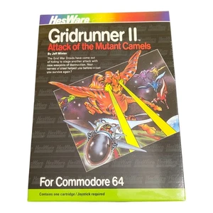 Neu Gridrunner 2 II Commodore 64 Spiel Computer Sealed Game Cartridge C64 Vintage - Bild 1 von 3