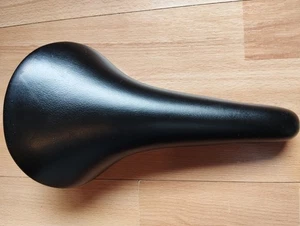 Selle San Marco Rolls Vintage Saddle Seat Gold Black Road Bike Leather * VGC * - Picture 1 of 14