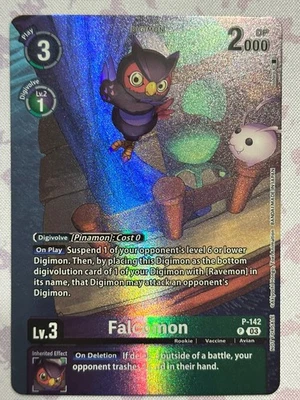 Falcomon P-142 BT17 Digimon Secret Crisis - Image 1 of 2