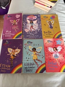 6 3 In 1 Rainbow Magic Fairy Book Occasions Birthday Easter Halloween Valentine - Picture 1 of 19