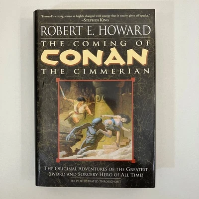 The Coming of Conan the Cimmerian Robert E Howard 2003 HCDJ Dust Jacket Errors - Imagem 1 de 4