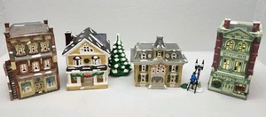 Rare Dept 56 Snow House Series Governor Mansion 1985 Lot Of 5 - Bild 1 von 16