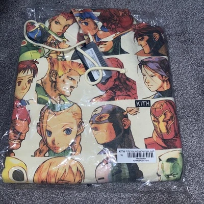 Marvel vs. Capcom | Kith Fighter Impreso Completo De Colección KHM034305-104 Talla XL Foto 1 de 4