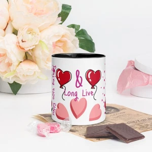 Tasse mit Farbe innen - Bild 1 von 13