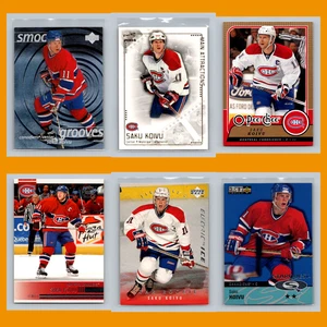 Saku Koivu Lot 6 Hockey Cards 1997 Upper Deck Smooth Grooves Montreal Canadiens - Picture 1 of 8