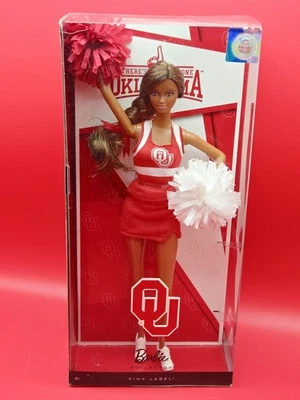 Barbie 2012 Oklahoma University Sooner Cheerleader Lara Face Barbie X9206 rara Foto 1 de 4