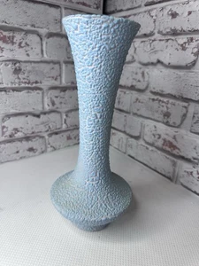 Jarrón vintage Royal Haeger Robin's Egg azul esmalte lava.   - Imagen 1 de 6