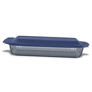 Colors (9"x13") Tinted Glass Baking Dish with BPA-Free Lid, Oblong Bakeware - Picture 1 of 7