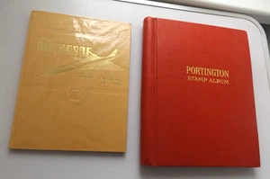 ALBUM CONCORDE DE LUXE E ALBUM FRANCOBOLLI PORTINGTON CON LOTTO FRANCOBOLLI MONDIALI - Foto 1 di 24